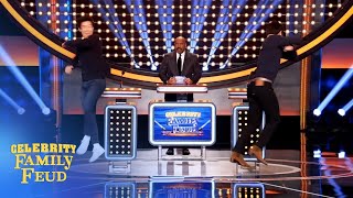 Nathan Chen and Simu Liu face off on Celebrity Family Feud!