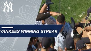 Watch highlights of the Yankees nine-game win streak