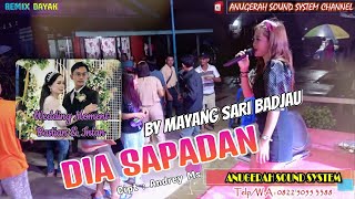 Remix Dayak ~ DIA SAPADAN By MAYANG SARI BADJAU ~ Wedding Intan & Bastian Di Ds Twg Manyangen..