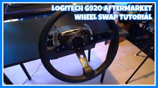 LOGITECH G920 AFTERMARKET WHEEL SWAP TUTORIAL