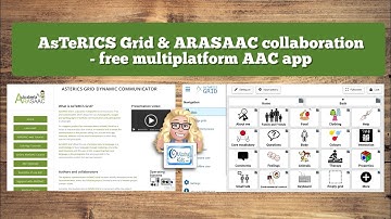 AsTeRICS Grid & ARASAAC collaboration - free multiplatform AAC app