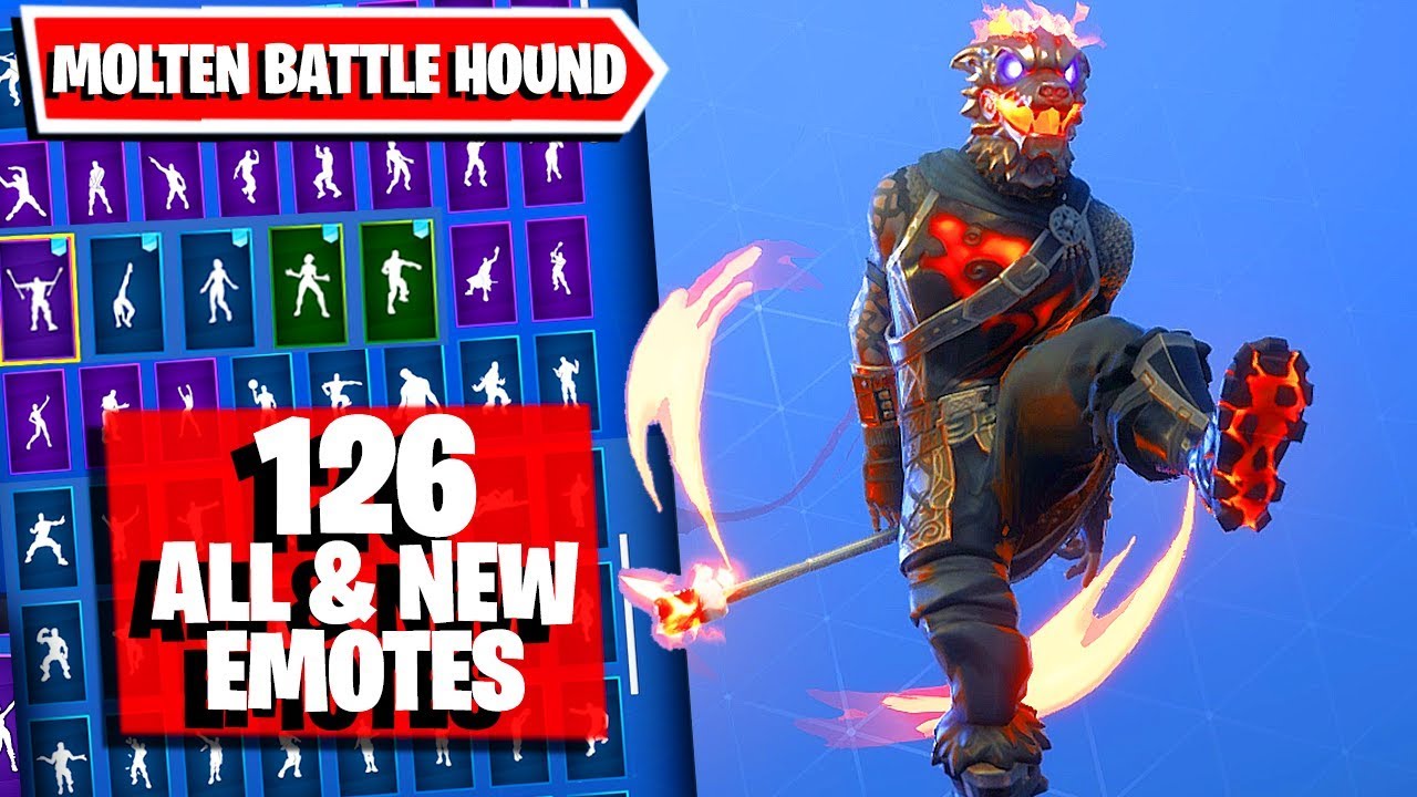 Fortnite molten battle hound gameplay