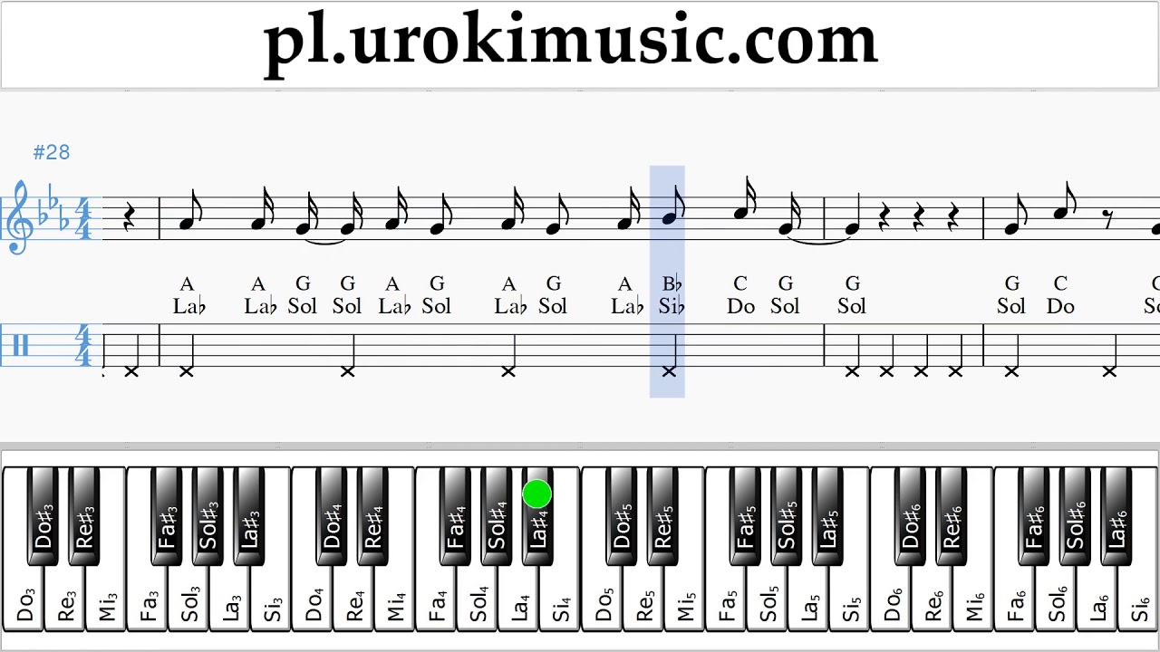 Король и шут по цифрам на пианино