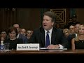 Kavanaugh angry, chokes up during testimony
