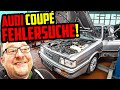 "MOTORSCHADEN" repariert in EINER Minute! - Audi Coupé 5Zyl Typ 81 - Probefahrt & Prüfstand!