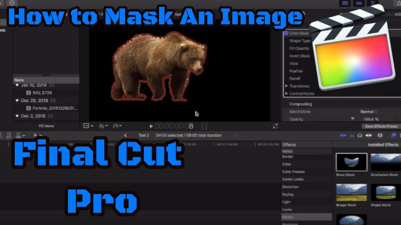 final cut pro x mask plugin free