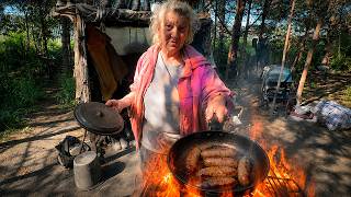 Food From the DUMP! She Fries It on an Open Fire in a Homeless CAMP