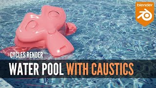 WATER POOL CAUSTICS WITH CYCLES? | BLENDER FOR ARCHVIZ
