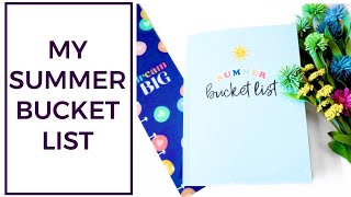 MY SUMMER BUCKET LIST | HAPPY PLANNER JOURNAL BOOK