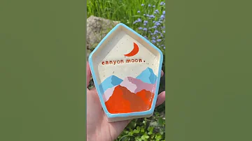 Harry Styles Inspired Clay Dish 🌙 Canyon moon