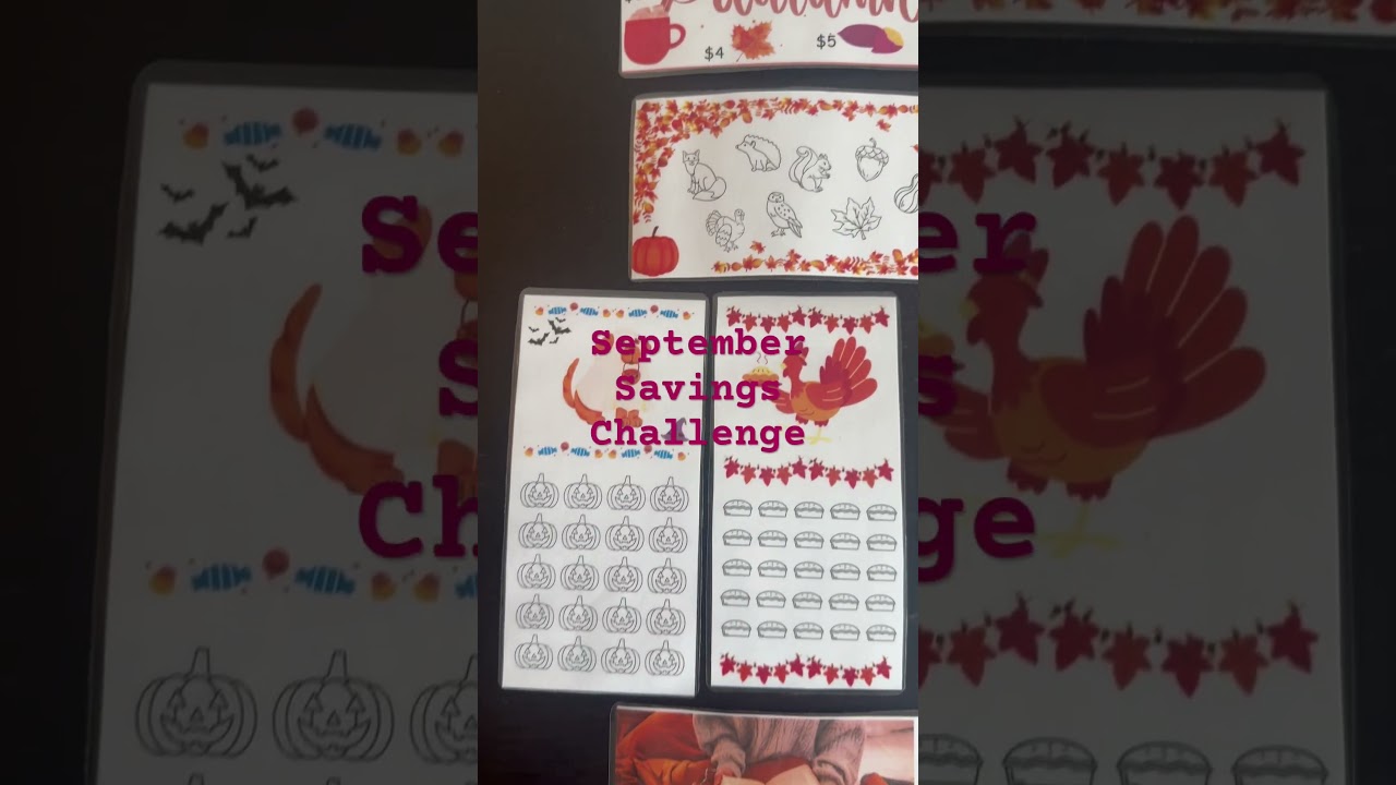 September savings challenges! 