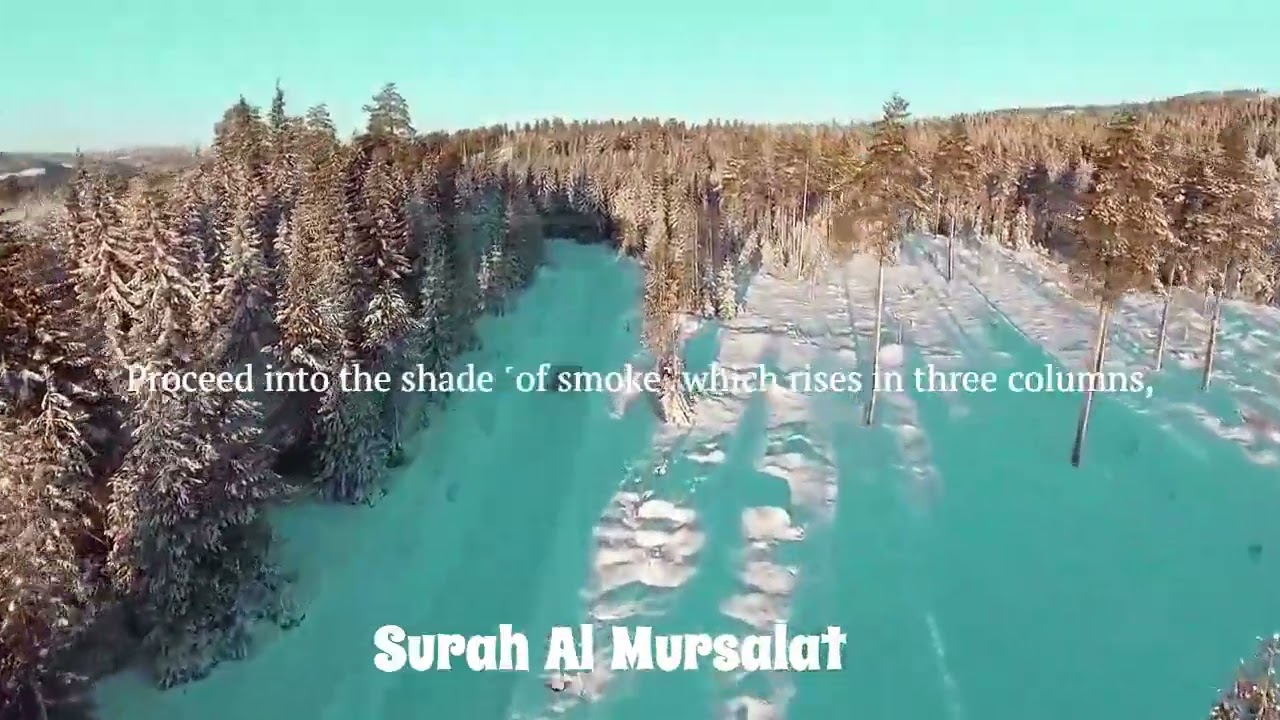 Beautiful Quran Recitation| Surah Al Mursalat Ayat 29-31