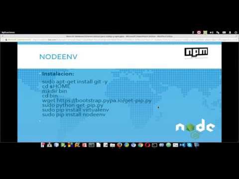 Nenv 01 Nodeenv Entorno virtual para nodejs y npm