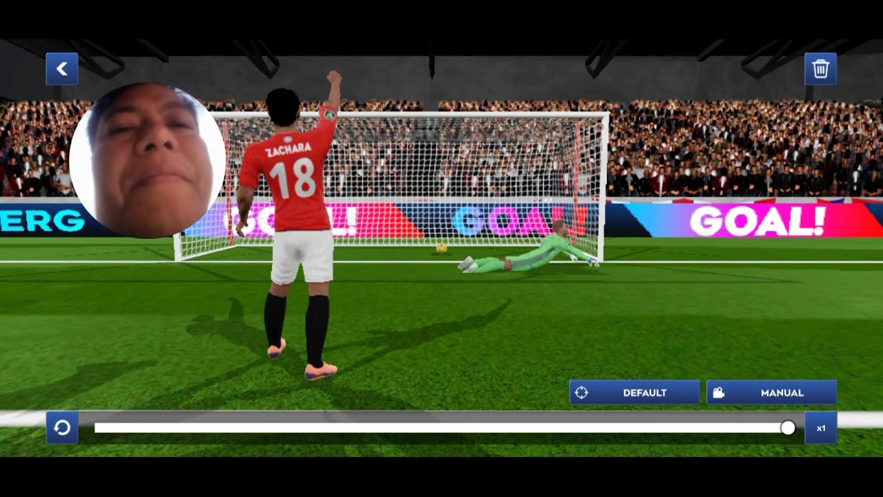 Waist cut free kick ball