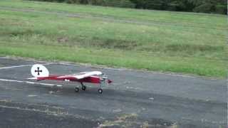 Aero Test 1 aeromodelo pousa  big stick o ugly stick aviao de controle