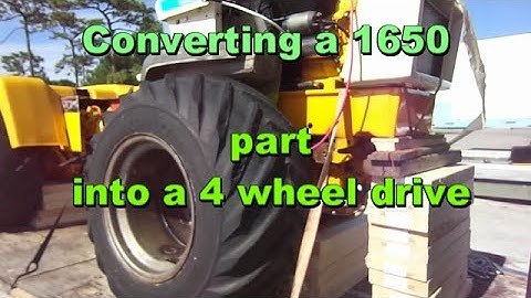 Building a 1650 Cub Cadet 4 wheel drive part 10