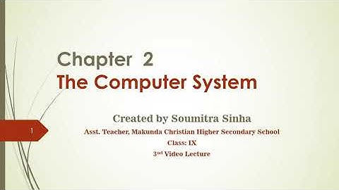 Seba Computer Science Cl - IX Chapter 2 3rd Video lecture