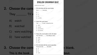 Test Your English Grammar Skills #englishlearning #education #english