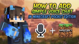 How to Add Simple Voice Chat in Minecraft PE 100% Working