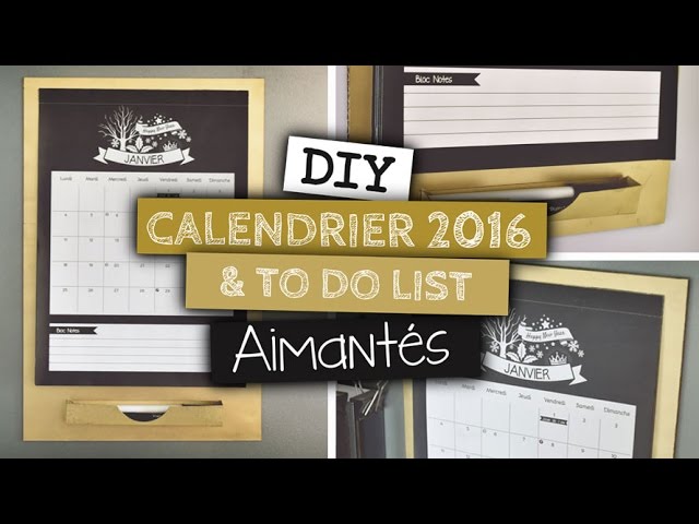 Calendriers aimantés personnalisés