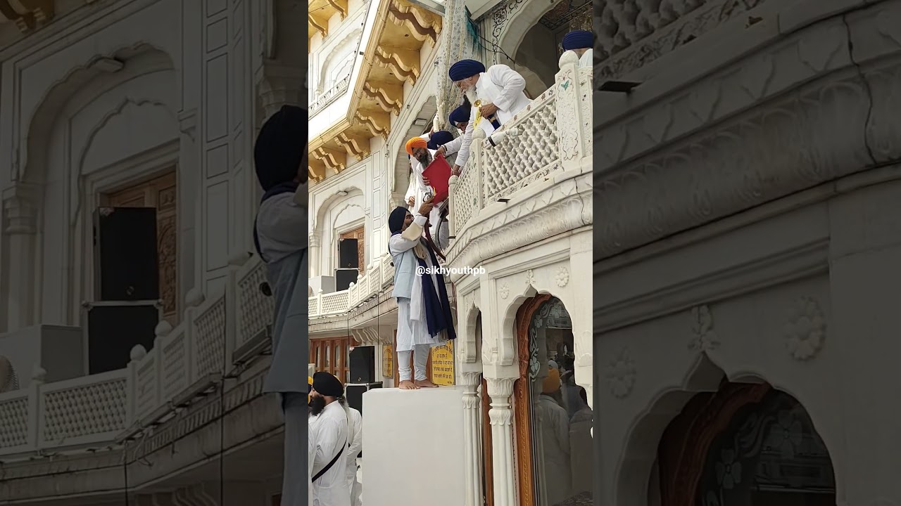 Sri Akal Takht Sahib | Giani Harpal Singh Ji ਦਾ 'ਭਾਈ ਮਨਸੁਖ ਜੀ ਉਪਾਧੀ' ਨਾਲ ਸਨਮਾਨ