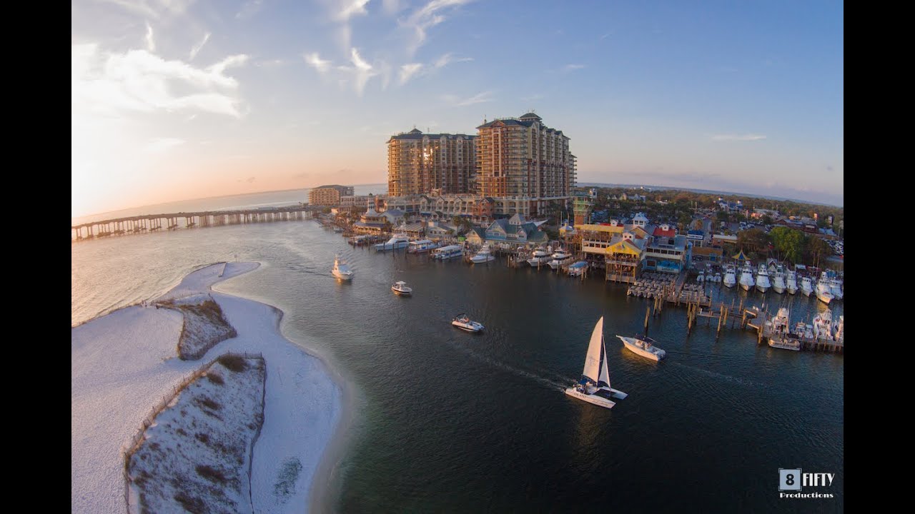 Destin Harbor / Emerald Grande (DJI) YouTube