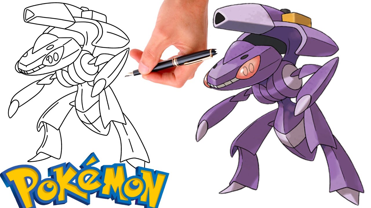 How To Draw GENESECT POKEMON 