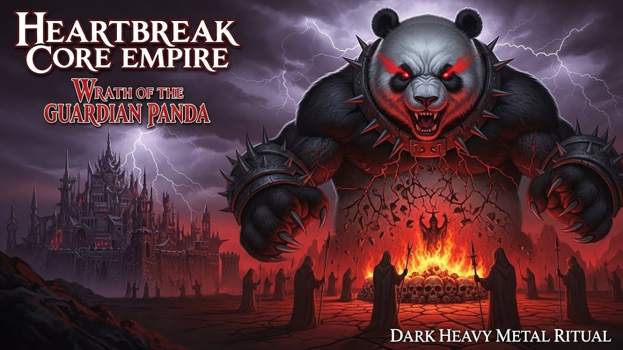 Heartbreak Core Empire 🔥 Wrath of the Guardian Panda | Dark Heavy Metal Ritual