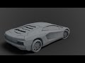 Modeling low poly Lamborghini 3DS Max beginner tutorial final par