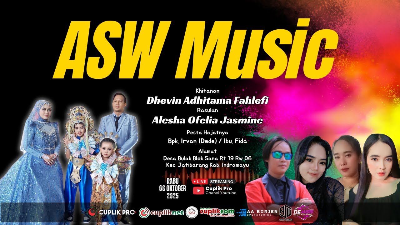 LIVE ASW MUSIC | BULAK, 08 OKTOBER 2025