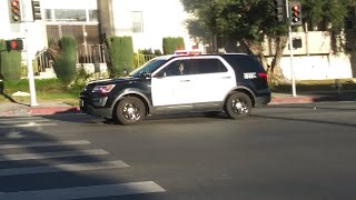 LAPD Ford Explorer Responding