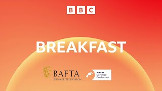 Bbc Breakfast Endboard With Bafta Award Logo.
