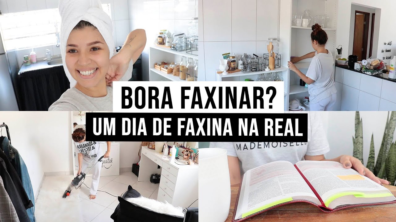 UM DIA DE FAXINA NA REAL *minha playlist, hidratação capilar, leitura da bíblia* | por Jessica Melo