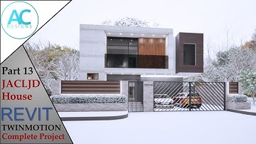 JACLJD House | Part 13 | Complete Step By Step Project | Revit and Twinmotion Tutorial