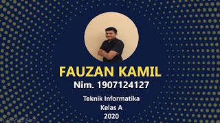 VIDEO FAUZAN KAMIL (Nim. 1907124127) | POHON | MATERI 5,6,7 |MATEMATIKA DISKRIT