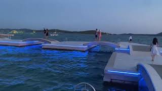 Beach in Croatia, Vodice 2021, Olympia beach