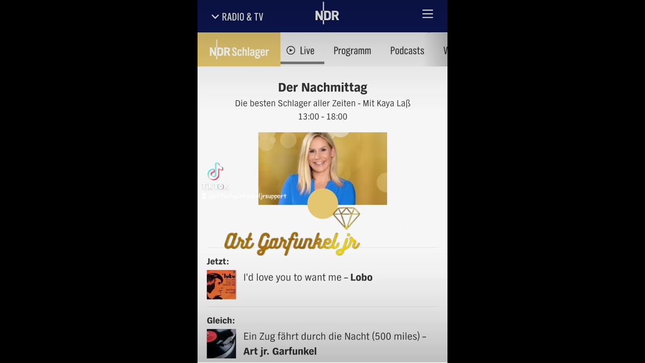 NDR Schlager Art Garfunkel Jr