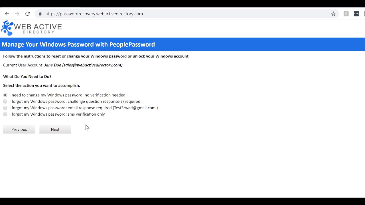 Password recovery tutorial