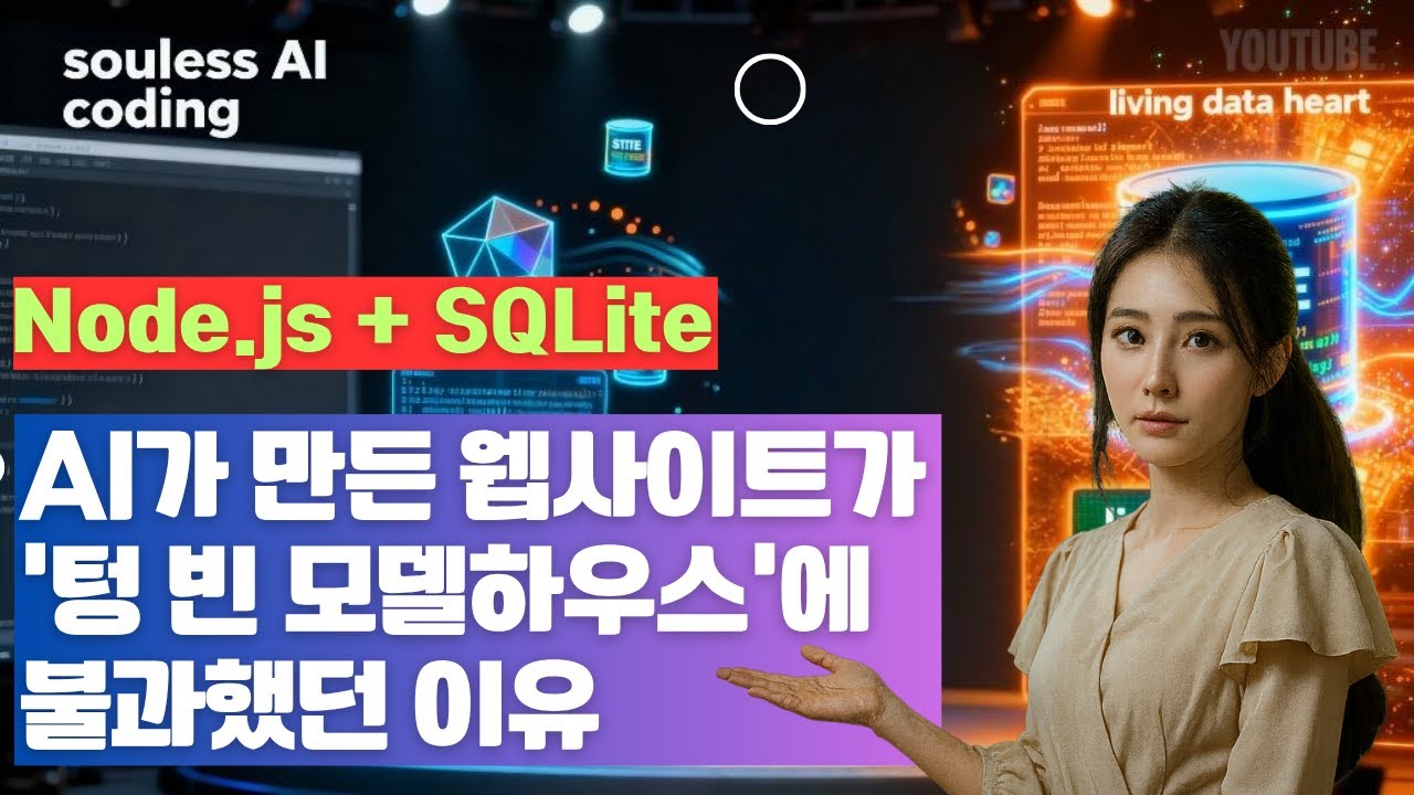 AI가 만든 웹사이트가 '텅 빈 모델하우스'에 불과했던 이유