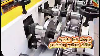 Fully Automatic Drywall Steel Frame / Stud Track / Light Keel C Channel Profile Making Machine 