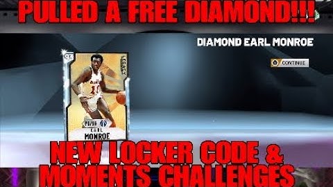 *NEW* LOCKER CODE FOR 75 FREE TOKENS, 10K MT, or DIAMOND EARL MONROE in NBA 2K20 MyTeam!!!