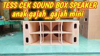 CEK SOUND BOX SPEAKER GAJAHAN MINI