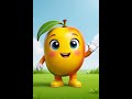 Mango in English 🥭 | Learn Fruits for Kids | Shorts  #esl #englishforkids