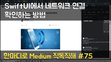 SwiftUI에서 네트워크 연결 확인하는 방법 - 한마디로 Medium 직독직해 #75