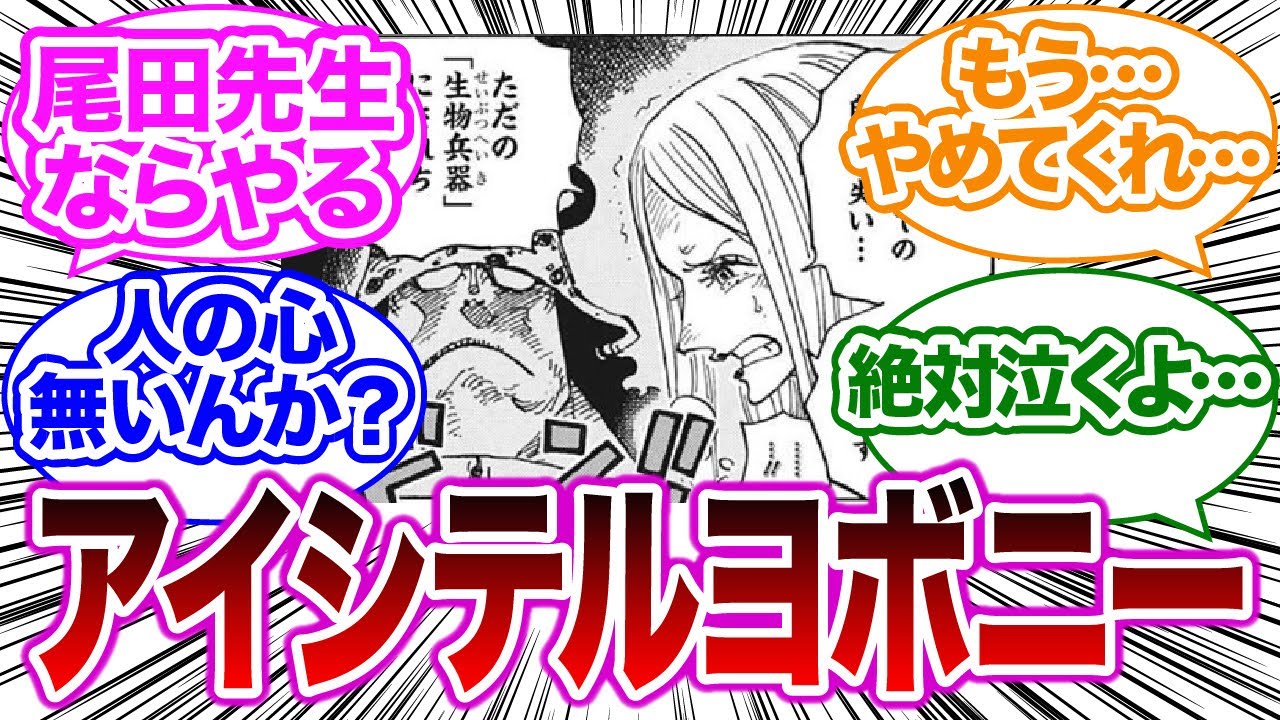 くまとボニーについて恐ろしい予想が浮かんでしまった に対する読者の反応集 ワンピース Youtube