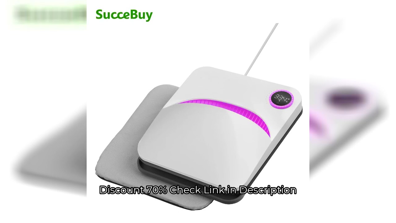 SucceBuy 9x9/12x10 in Portable Heat Press Machine DIY Shirt Printing Multifunctional Sublimation Tra