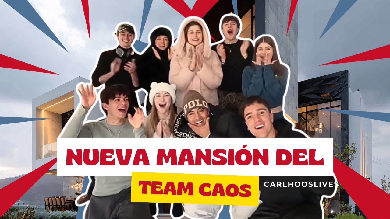 CARLOS LIVE | NUEVA MANSIÓN DEL TEAM CAOS