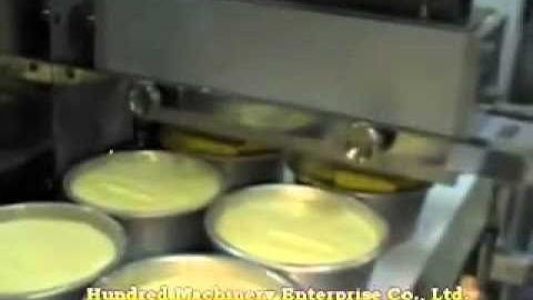 Auto Cake Depositor Filling machine (HM-510).flv