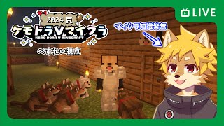 【#マイクラ】ケモドラVマイクラ 花火大会を見に行く！ べすれい視点 part.09 / #マインクラフト