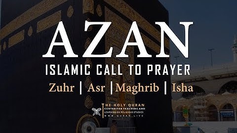 Azan I Adhan I Call for Prayer 4k Best Azan for Daily Prayers I Cover